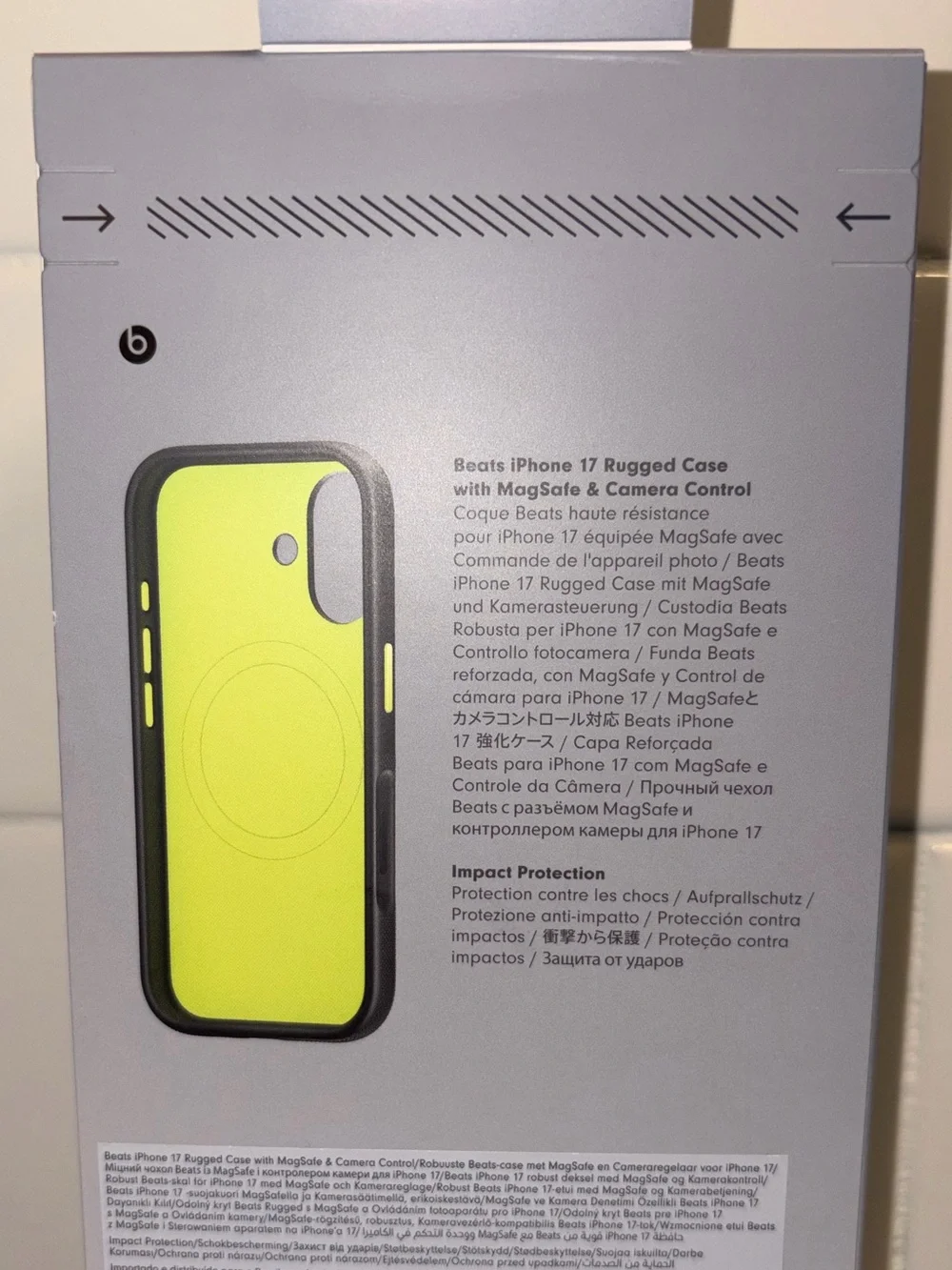 Beats by Dre iPhone 17 Rugged Case with MagSafe & Camera Control - New